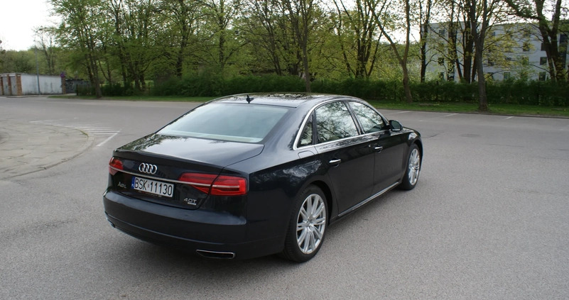 Audi A8 cena 109000 przebieg: 248000, rok produkcji 2015 z Białystok małe 529